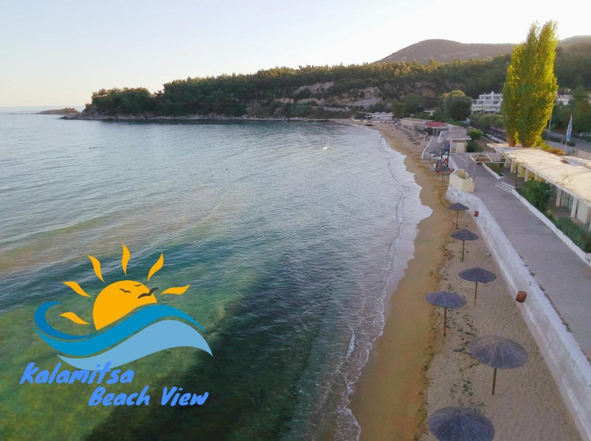 Kalamitsa Beach View Kavala Exterior foto