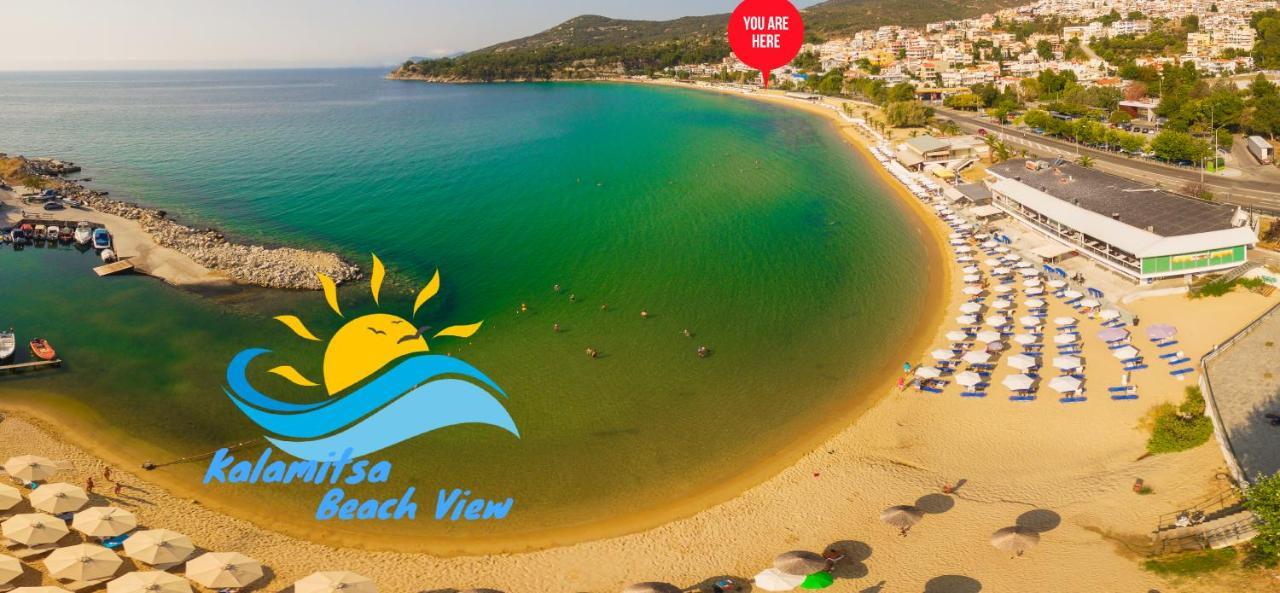 Kalamitsa Beach View Kavala Exterior foto